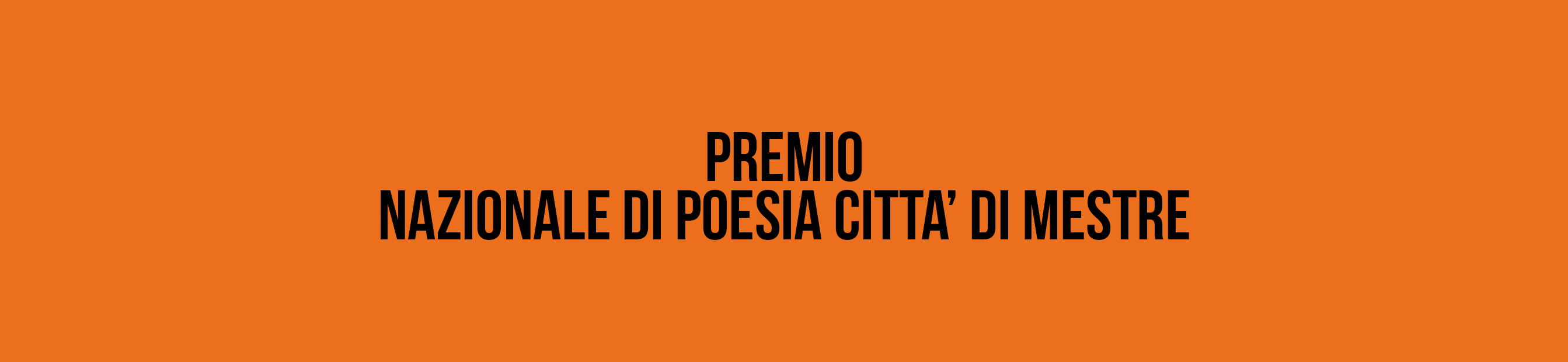 premio POESIA mestre