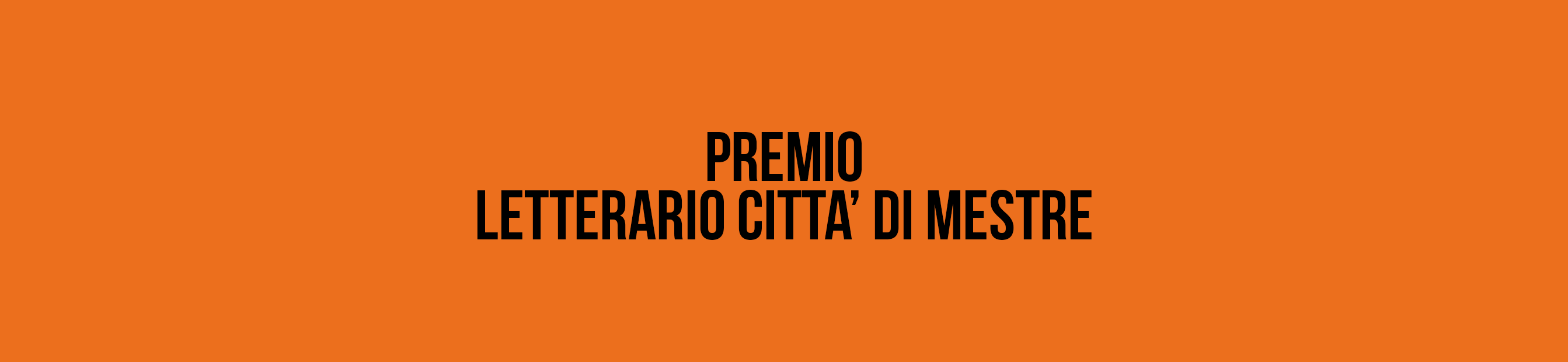 PREMIO LETTERARIO MESTRE